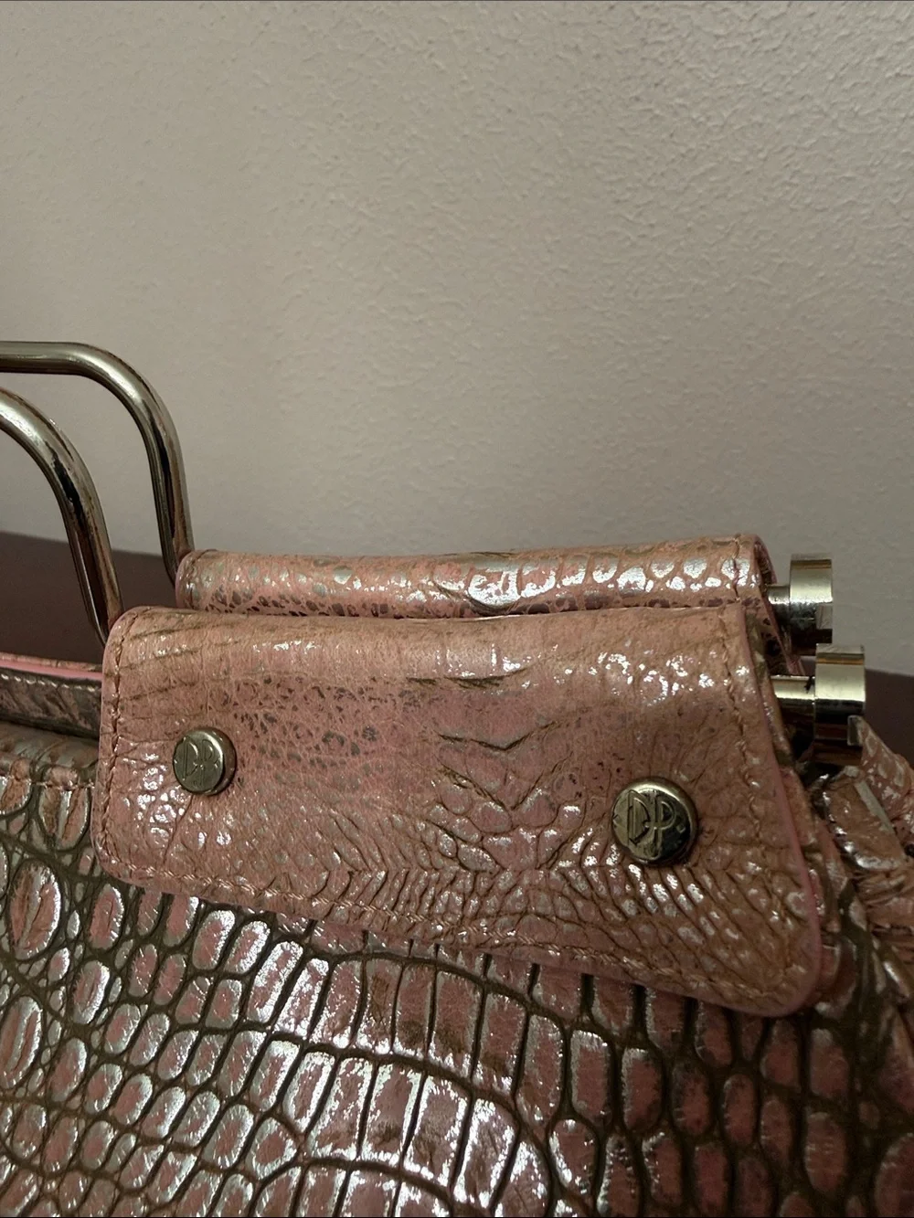 Donald J. Pliner sleek croc